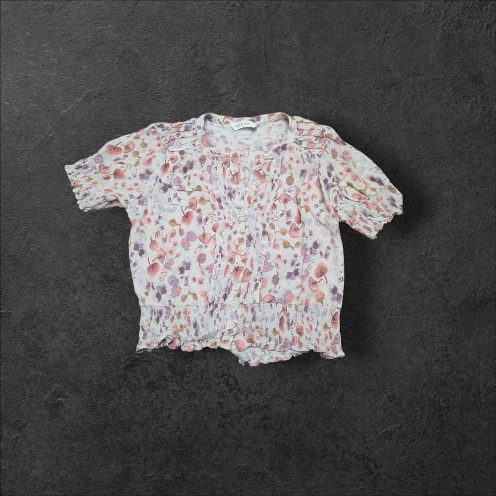 Floral - Pink and White